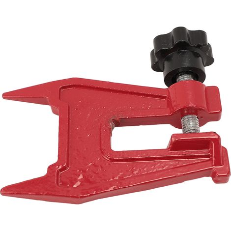 Étau d'affûtage de tronçonneuse, en alliage d'aluminium, 12,5 x 5,5 cm, 408 g, livré avec accessoires (1/5)