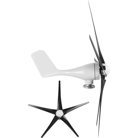 100W Wind Turbine Generator, 5-Blade Power Supply (1/5)