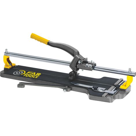 Fartools – Coupe carrelage manuel 675mm – Capacité de coupe 20mm – Guidage sur mono rail à roulement à billes – Pour céramique et faïence