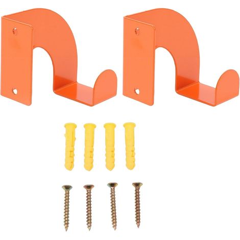 2 Ensembles de Supports de tronçonneuse, Cintre de tronçonneuse Mural en métal Enduit de Poudre Robuste et Peu encombrant pour Outils électriques (1/5)