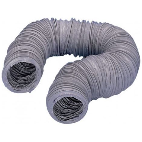 Unelvent – Conduit flexible VMC 6m diamètre 100mm – Armature hélicoïdale acier – Prévu pour installations individuelles – 810197