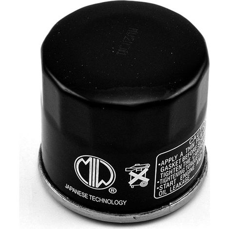 Filtro olio MIW MEIWA HF554 per motociclette MV Agusta - Nero