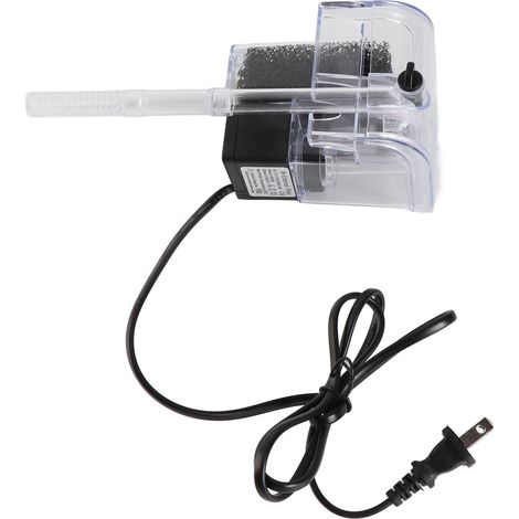 Filtro colgante para acuario DH06 – Plástico – 195x105x80 mm – Filtración multietapa para acuarios de agua dulce y salada (1/5)