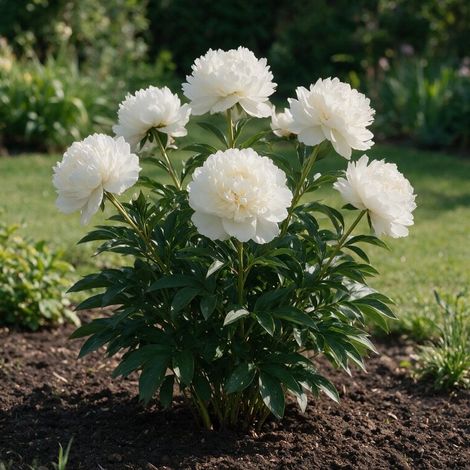 Pivoine Duchesse De Nemours 30cm Pot 1L - Paeonia (1/4)