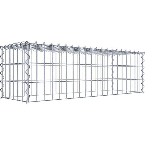 Gabiondeco - Gabion - Element de prolongation en hauteur 100 cm x 30 cm x 30 cm (L x H x P). maille 5 x 10 cm. Spirale. Attention : il manque une grille - Made in Ger... (1/5)