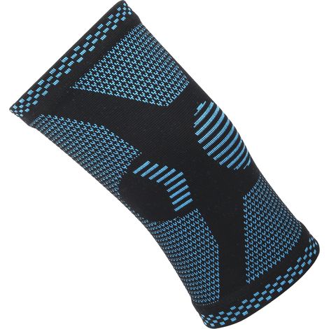 Elastische Nylon-Kniebandage zum Radfahren, flexibel, beugt Verletzungen vor, ideal für Basketball, Volleyball und andere Outdoor-Sportarten, Größe M (43–48 cm). (1/5)