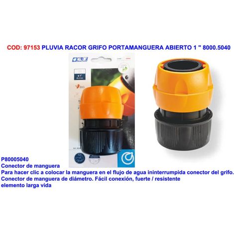 Raccord rapide pour robinet de tuyau 1" PLUVIA/GF 5040