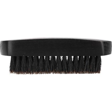 Schwarze, ovale Bartbürste für Männer – Bartpflege-, Rasier- und Styling-Set (1/5)