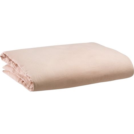 Housse de couette en lin lavé stonewashed pour lit 2 personnes 240 x 220 cm - PANGIVO (1/4)