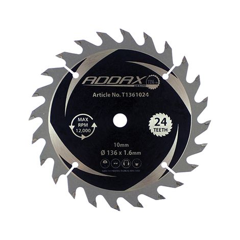 TIMCO Handheld Cordless Circular Saw Blade - 136 x 10 x 24T