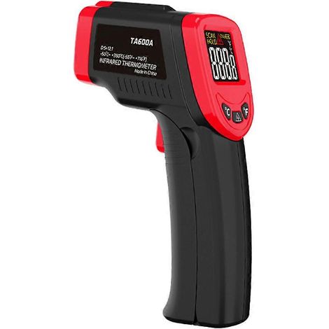 Digitales Infrarot-Thermometer, berührungsloses Temperaturmessgerät, Pirometer, Imager-Hygrometer für die industrielle Fertigung, Farb-LCD-Anzeige, Alarmfunktion