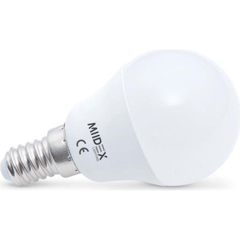 Ampoule LED E14 Bulb P45 6W 4000K blanc neutre 300°