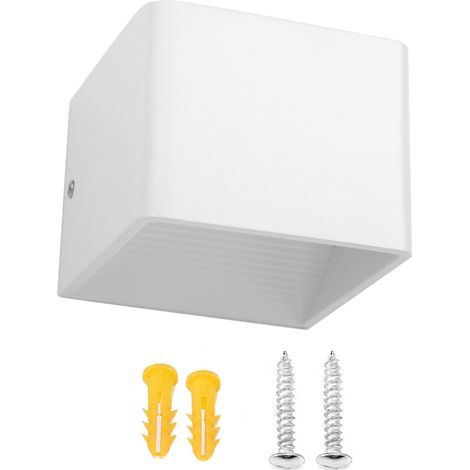 Applique murale 5W en aluminium blanc chaud pour intérieur/extérieur, jardin, couloir (1/5)