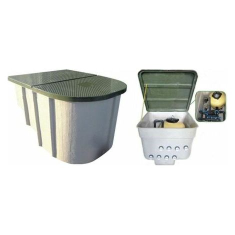 Locale tecnico per piscine Comodo, da16, 23 o 30 mc/h con pompa Breton o Carrera   Monofase  Comodo classico vuoto (1/5)