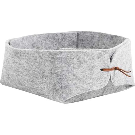 Boîte de rangement en feutre, plateau de bureau, corbeille à fruits, panier de collection, boîtes de rangement, organisateurs, bacs (1/5)