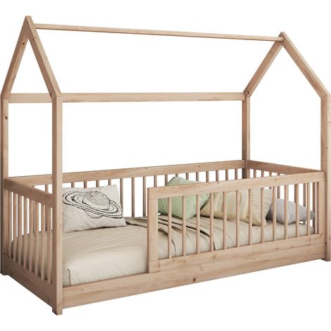 Cama Henderson 168, Haya, Individuales, 80x180, Madera, Somieres, 87x186x150cm