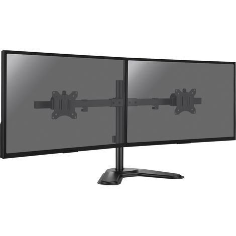 Support de bureau pour 2 écrans moniteurs PC 17"- 32", Sens horizontal (1/3)