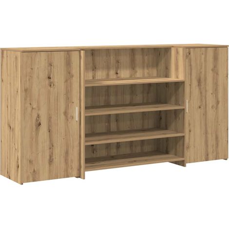 Maison Exclusive - Empfangstheke Artisan-Eiche 200x50x103,5 cm Ho