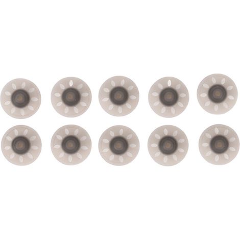 10 pièces Dômes d'Amplificateur Sonore Noir Ouvert Petit pour Phonak 6mm, Accessoires d'Aides Auditives (1/5)