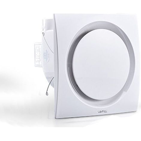 Extractor de aire, ventilador de techo, ventilador de techo para baño, cocina, ático, ventana, garaje, 10", 30W, apertura de 228 mm (1/5)
