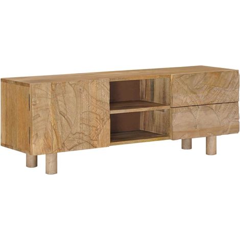 TV-Schränk mit Schubladen mit Regal mit Tür 110 x 30 x 40 cm vidaXL (1/5)