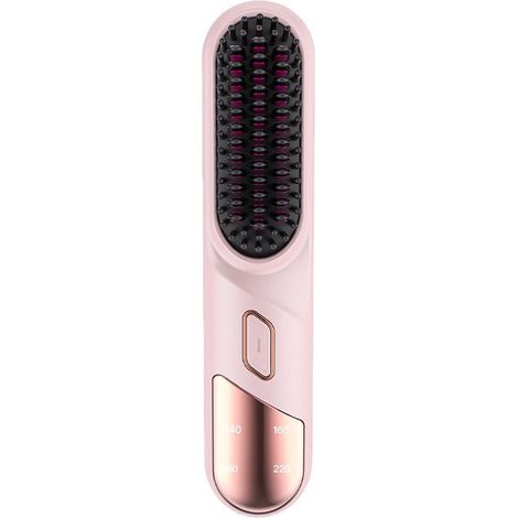 Brosse lissante sans fil tourmaline titane diamètre 31mm max 10 températures ions négatifs sec humide multi coloris ZFS-02 (1/4)
