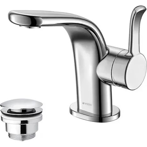 Mitigeur de lavabo avec bonde (bouchon) chromé