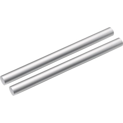 Barre Ronde Aluminium 6061 - Lot de 2 - Diamètre 15mm Longueur 330mm - Métal Solide pour Usinage et Bricolage (1/4)