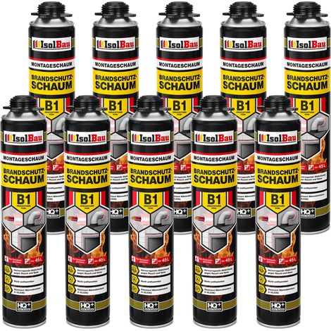 IsolBau Mousse ignifuge B1 Brandschutzschaum 10 x 750ml (1/5)