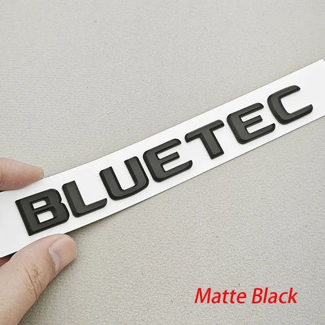 (Noir mat) - Autocollant emblème 3D BLUETEC pour coffre arrière de voiture, compatible avec Mercedes-Benz W212, W166, ML350 et GL350 - Accessoires auto (1/5)