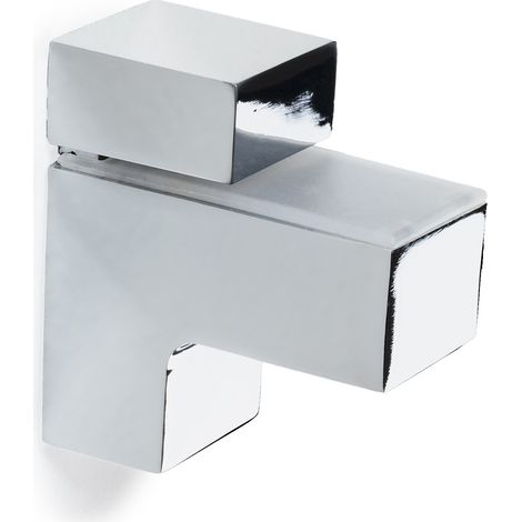 Soporte Regulable para Baldas de Cristal y Madera Fabricado en Zamak Cromo Brillo Para Baldas con Espesores de 3-20 mm Medidas 245248 mm Sistema de Fijación Atornillado 2 Unidades - (1/2)