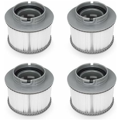 Filtre de remplacement pour pompe à cartouche filtrante MSPA FD2089, compatible avec piscines, hot subs et spas, lot de 4 pièces (1/5)