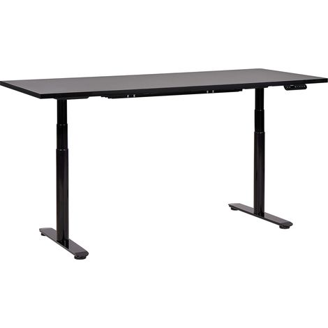 Scrivania regolabile in altezza elettricamente nero 180 x 80 cm DESTINAS