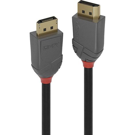 Lindy 36484 DisplayPort-Kabel 5 m Schwarz, Grau