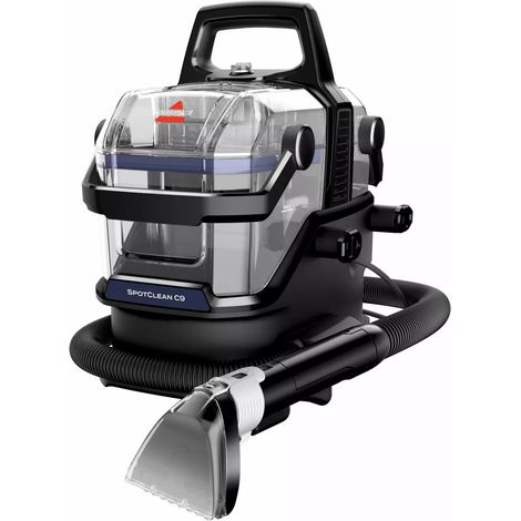 Aspirateur portable silencieux Bissell SpotClean C9 Select – Système Triple Action – Réservoir SmartMix pour nettoyage optimal – 2 modes de nettoyage (1/2)