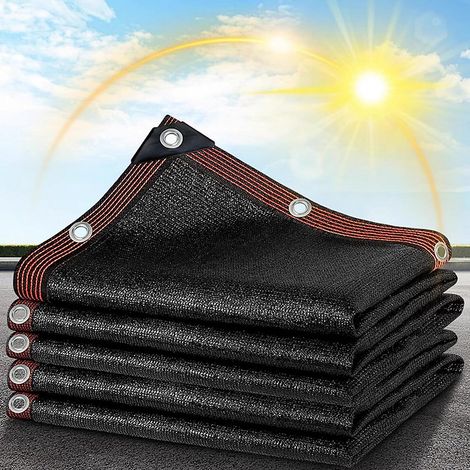 Filet d&aposombrage pour serre, toile d&aposombrage, toile de protection solaire extérieure,brise-vue, écran de clôture, 4 m x 3 m (1/5)