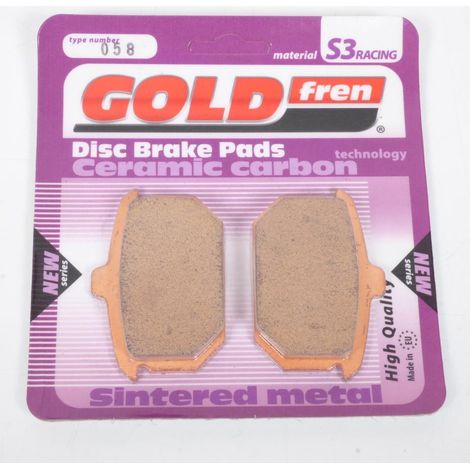 Bremsbelag Gold Fren für Harley Davidson 1340 FXSb Low Rider 1983 (1/2)