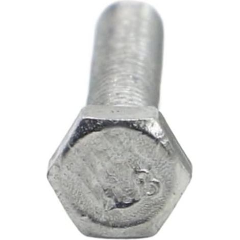 5/10 pièces M4 M5 M6 Longueur 10-80 mm Vis en acier au carbone galvanisé Filetage métrique à tête