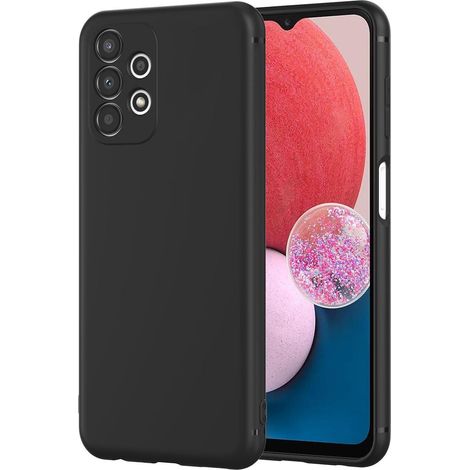 Coque silicone ultra fine pour Samsung Galaxy A13 4G noir mat