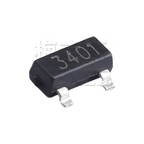 TWGMCAO3401 -4A -30V SMD SOT23 P-Kanal-MOSFET Feldeffekttransistor Elektronische Bauteile 5 Stück (5 Stück)