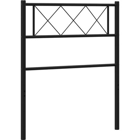 Maison Exclusive - Ersatz-Kopfteil Metall Schwarz 90 cm