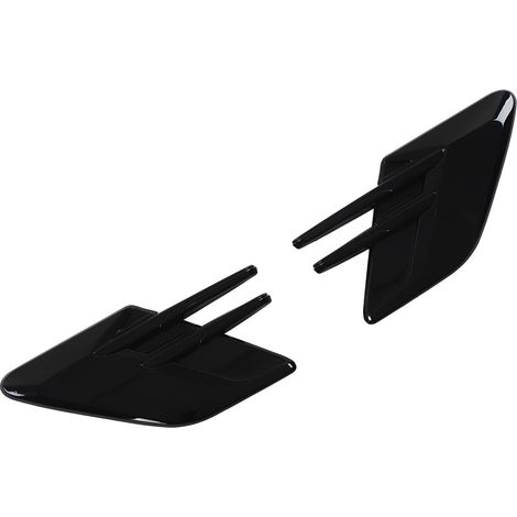 Une paire de baguettes de garniture d'aération d'aile noir brillant LR098787 pour le modèle Land Rover Range Rover Sport L494 restylé (2018 à 2022). (1/5)