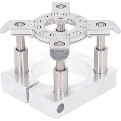 Support de fixation flottant pour moteur de gravure, collier de serrage pour broche 65mm, support moteur graveur, fixation flottante pour fraiseuse CNC, étau porte-moteur diamètre intérieur 65 mm (1/5)