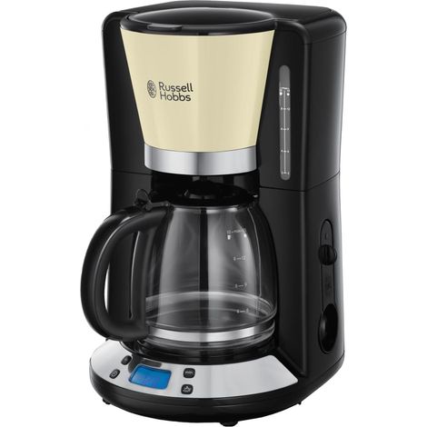 Russell Hobbs Colours Plus+ Classic Cream Digitale Glas-Kaffeemaschine Classic-Cream (1/5)