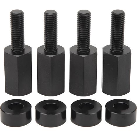 Set mit 4 3,8 cm (1,5 Zoll) hohen Sitzerhöhungen, einfach zu installieren, kompatibel mit Maverick X3 (alle Baujahre), Farbe: Schwarz.