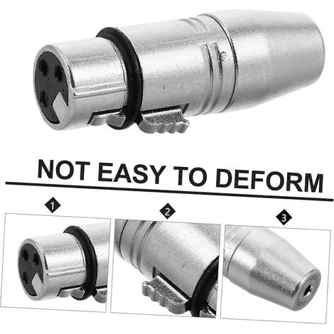 Adaptateur trois voies, femelle-femelle-mono-femelle-câble d'instrument, mâle-... (1/4)