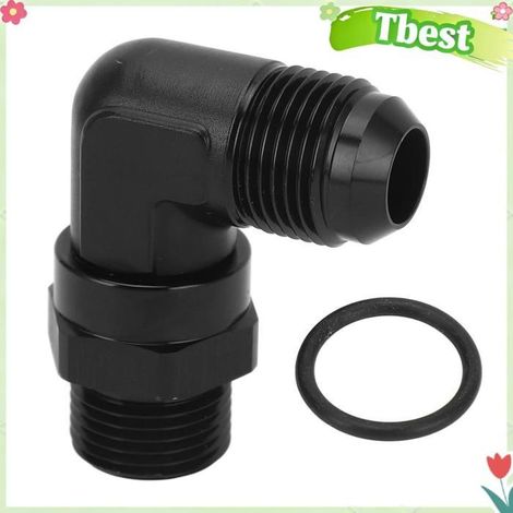 Tbest Raccord mâle 10AN à 10ORB Raccord Masculin 10an à 10orb - Alloy d'aluminium Léger - Anodisé 90 Degrés pour les auto cable (1/5)