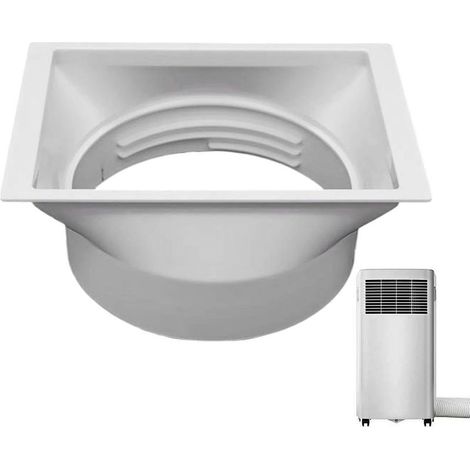 Adaptateur Tuyau Climatiseur Mobile,Connecteur Gaine Évacuation Adaptateur Rallonge Fenêtre Filetage Raccord De Tuyau D'évacuation Pour Climatiseur., pour Kit de Ventilation Climatisation(1 pc)
