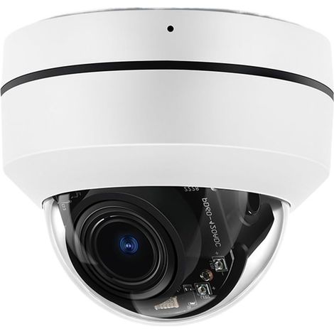 Caméra IP PTZ PoE 4K 5MP for extérieur, étanche, résistante au vandalisme, boîtier métallique, caméra de Surveillance CCTV dôme 5MP for Plafond Domestique (1/5)