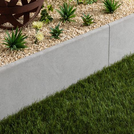 Bordure de jardin Pierre de l'Atlas Gris 100x35x3 cm (à l'unité) - RO'MA NATURE (1/4)